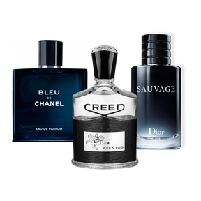 Coffret 4 Parfums - Invictus, Creed Aventus, Bleu de Chanel, Dior SAUVAGE (ACHETEZ 1, OBTENEZ 4)