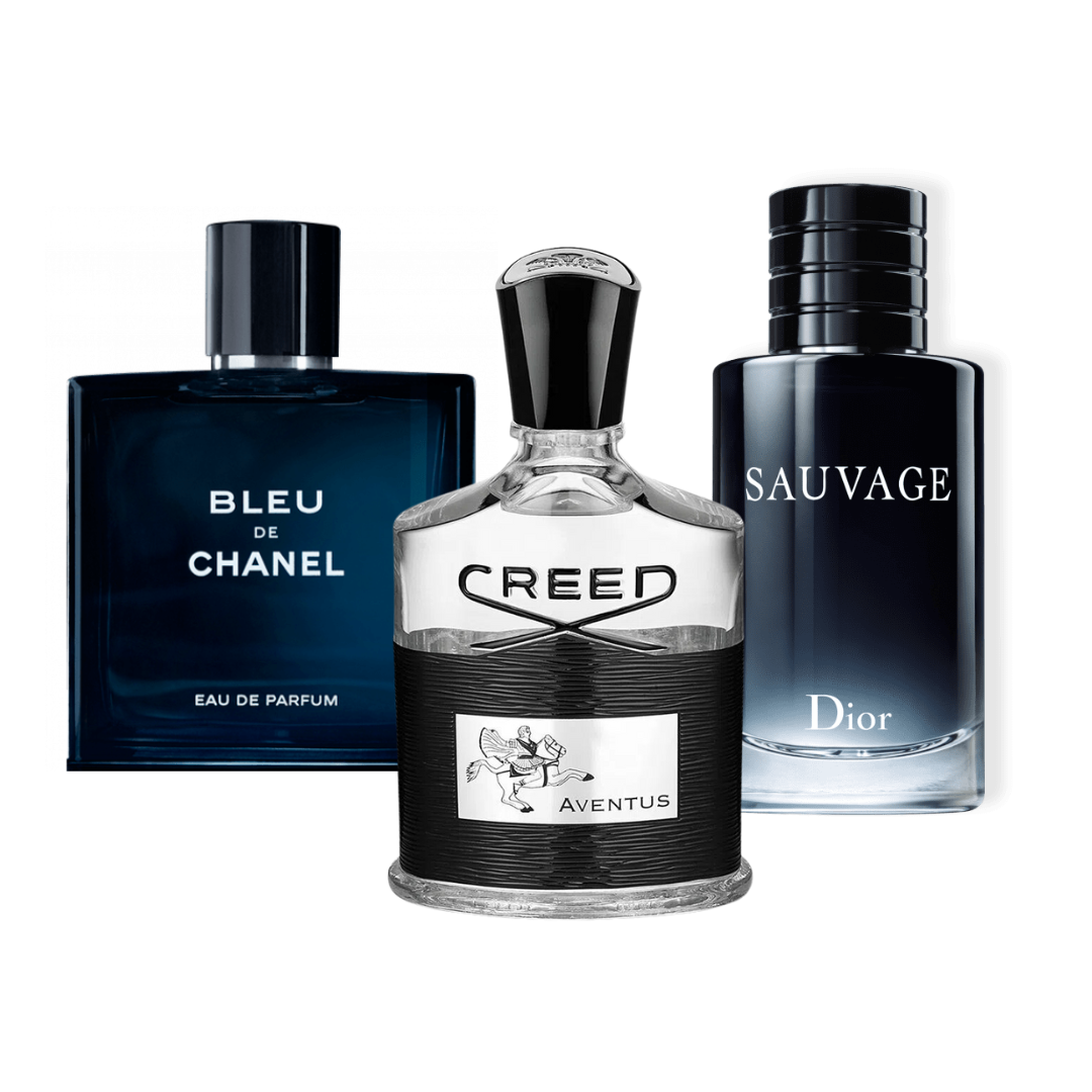 Coffret 4 Parfums - Invictus, Creed Aventus, Bleu de Chanel, Dior SAUVAGE (ACHETEZ 1, OBTENEZ 4)